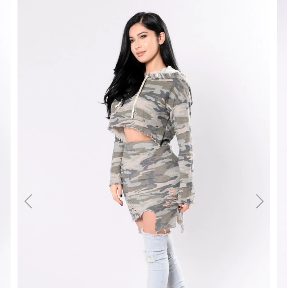 Nwt fashion nova skirt set